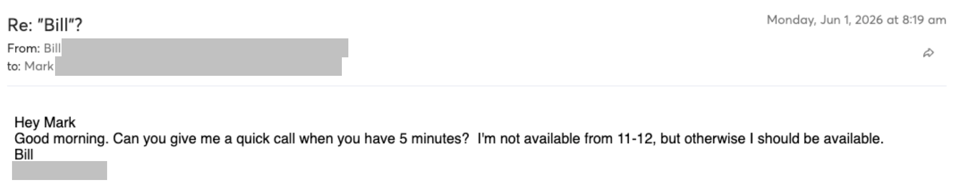 Prospect reply screenshot